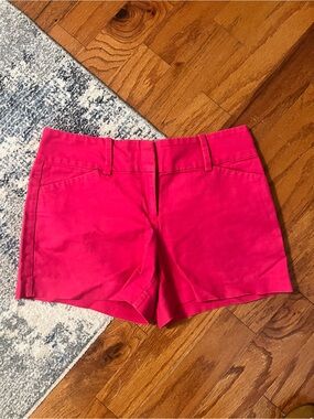 Ann Taylor Dark Pink Chino Shorts